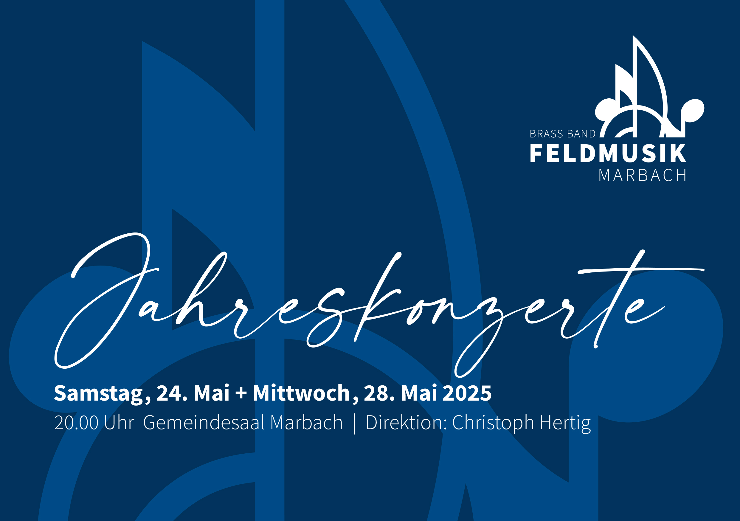 Flyer Jahreskonzerte 2025